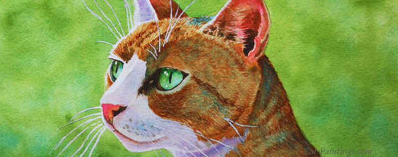 Cat Paintings Banner
