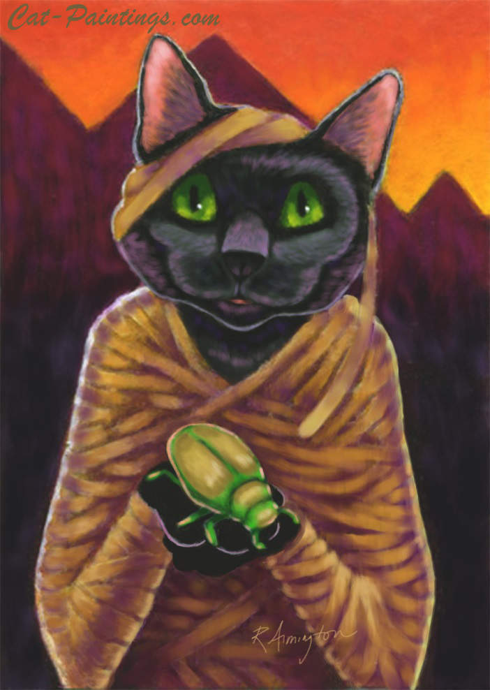 Halloween Mummy Cat