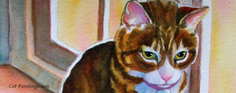 Cat Paintings Banner