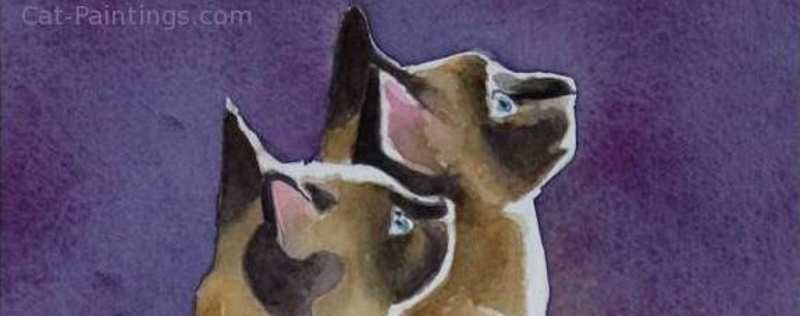 Cat Paintings Banner