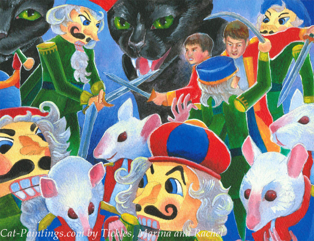 The Nutcracker Cat Christmas Card