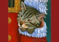 Christmas Decorations of Santa's Cat