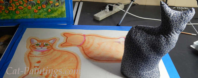 Cat Paintings Banner