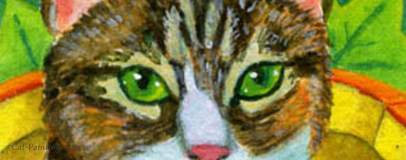 Cat Paintings Banner