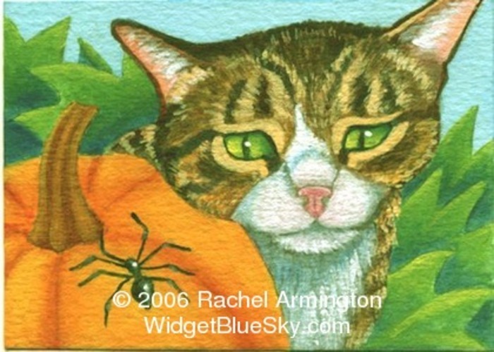 Halloween Art for Kitten Lovers