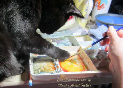 kitten Art Lessons