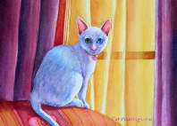 cat painting